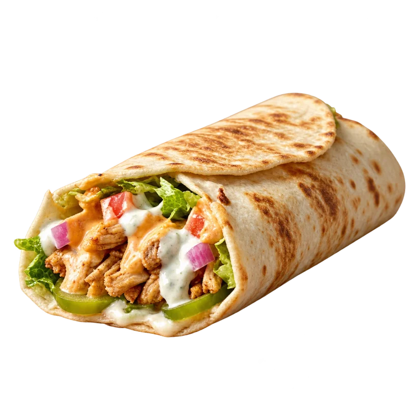 CHICKEN SHAWARMA WRAP