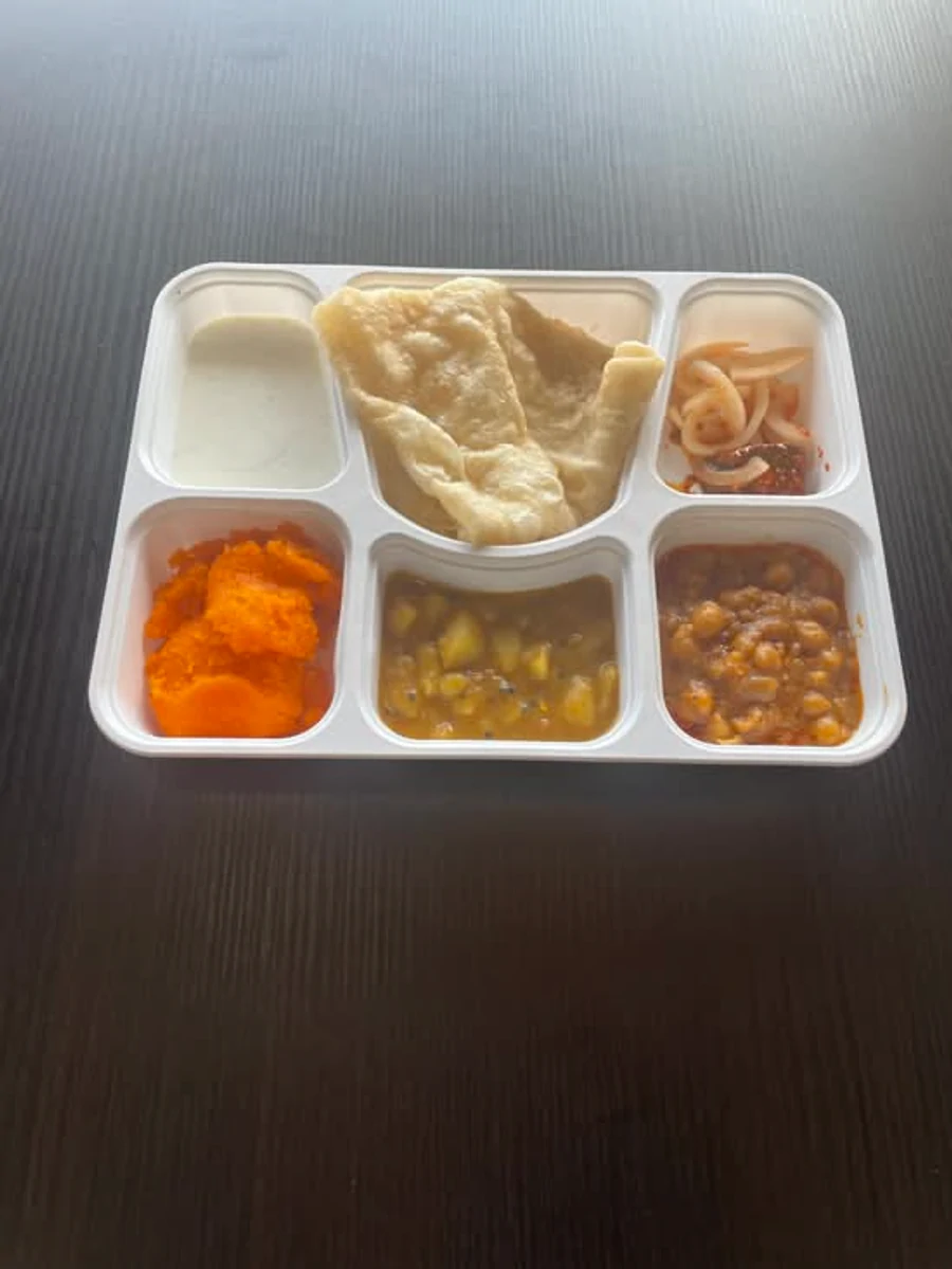 Halwa Puri Breakfast (Veggie) from AL Chick