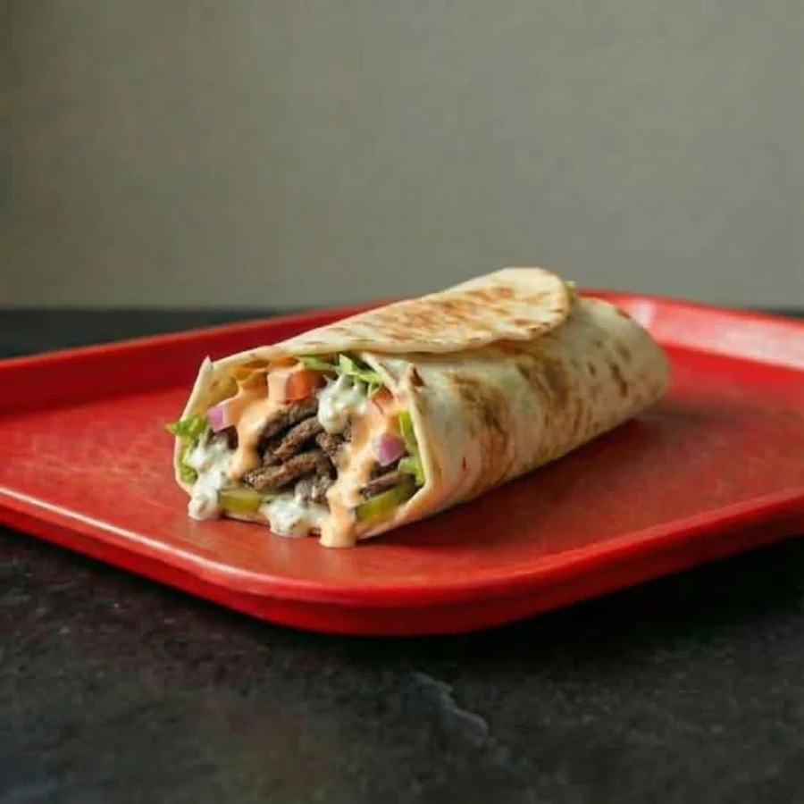 Beef Shawarma Wrap from AL Chick